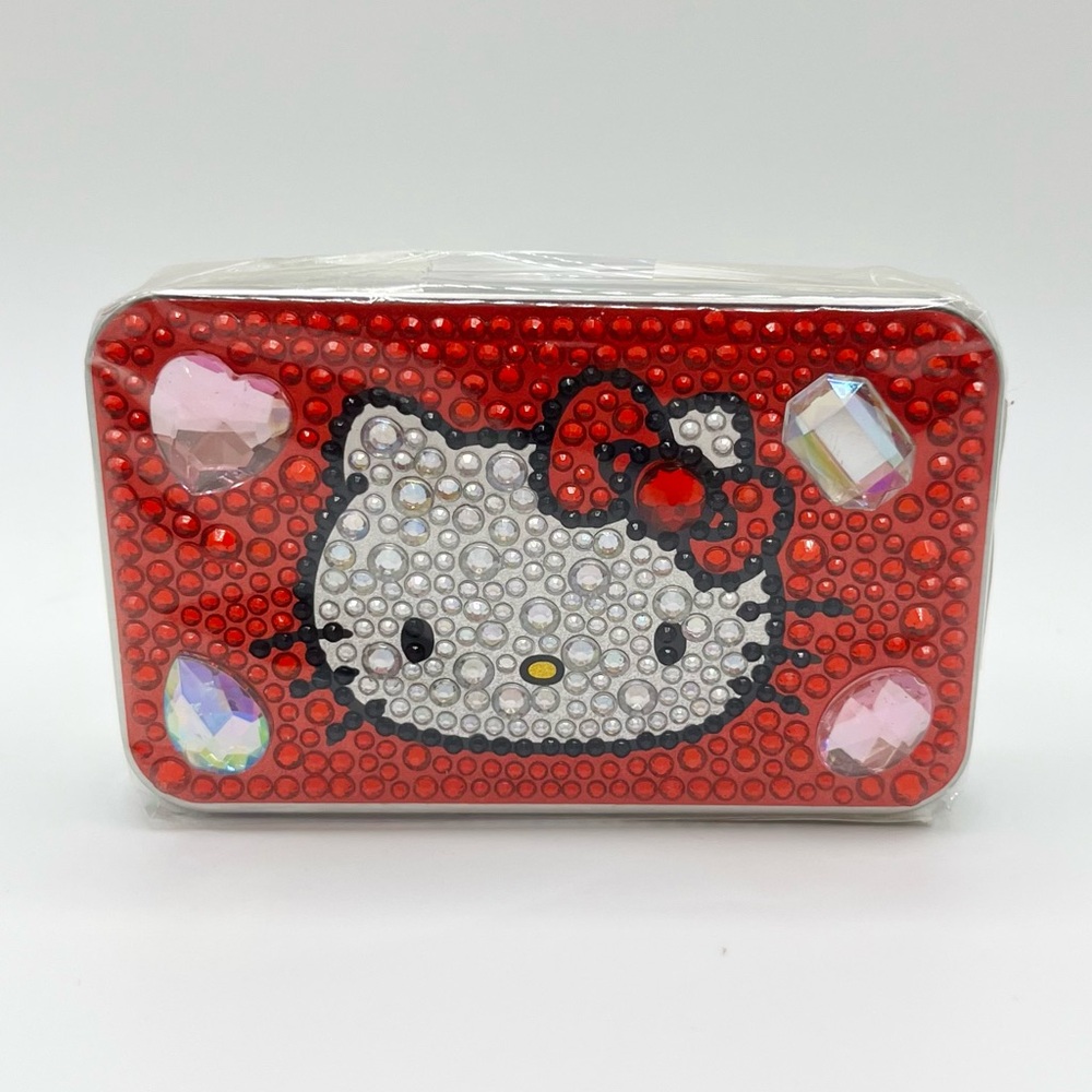 Hello Kitty Rhinestone Tin Csse - Picture 2 of 5